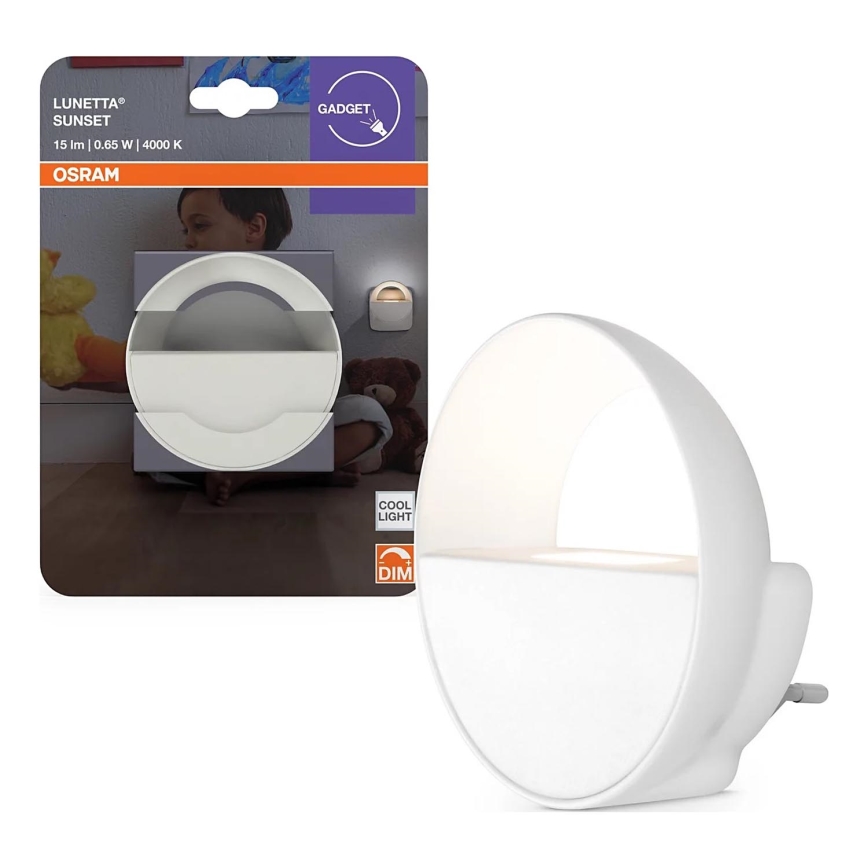 Osram - Prigušivo LED noćno svjetlo LUNETTA LED/0,65W/230V