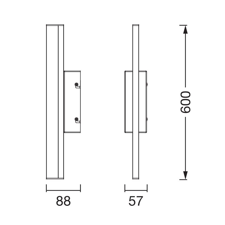 Osram - Prigušivo LED osvjetljenje za ogledalo ORBIS MIRROR LED/10W/230V 3000/4000K 60 cm IP44