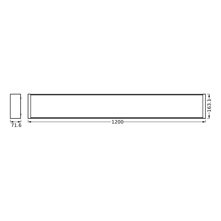Osram - Prigušiva LED stropna svjetiljka OFFICE LINE LED/40W/230V 120 cm + daljinski upravljač