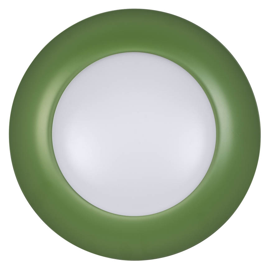 Osram - LED prigušiva stropna svjetiljka ORBIS PLATE LED/19W/230V Ø 31 cm zelena/crna