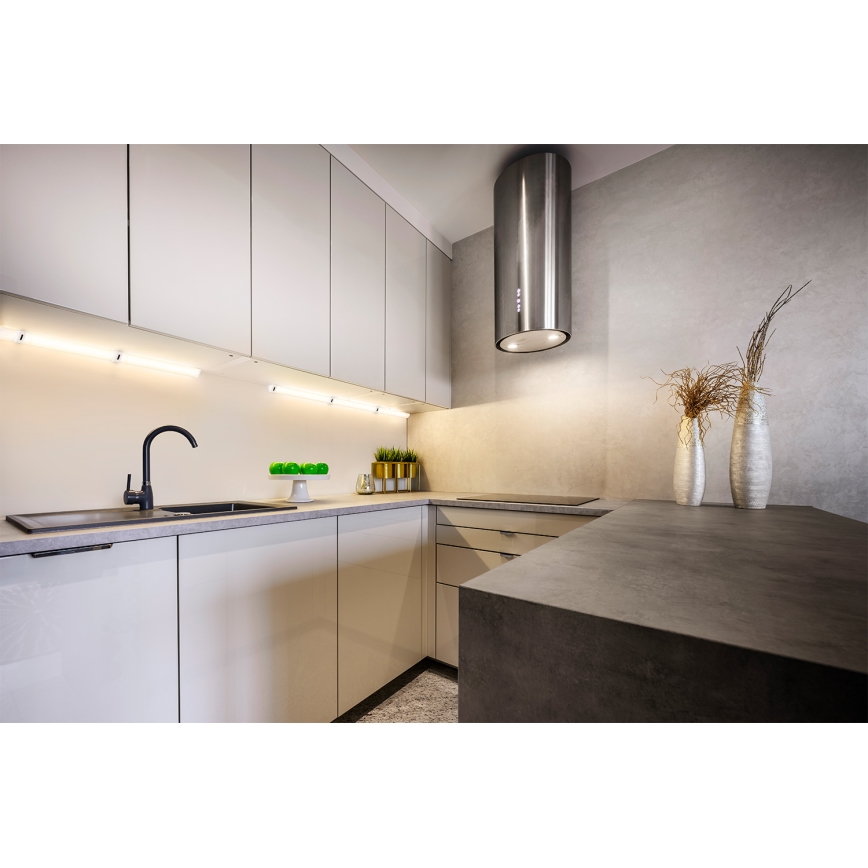 Osram - Prigušivo LED svjetlo za ugradnju ispod ormarića s detektorom pokreta LINEAR ANGLE LED/5W/230V 3000/4000/6500K 35 cm bijelo