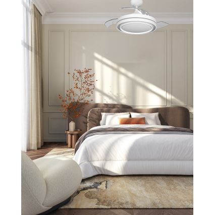 Osram - LED prigušivo stropno svjetlo s ventilatorom PONIENTE LED/36W/230V 3000/4000/6500K + daljinski upravljač
