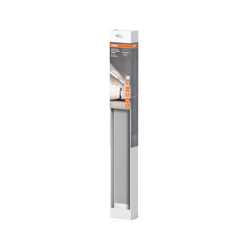 Osram - LED prigušivo svjetlo za ispod ormarića s detektorom pokreta LINEAR EDGE LED/8W/230V 3000/4000/6500K 50 cm bijela