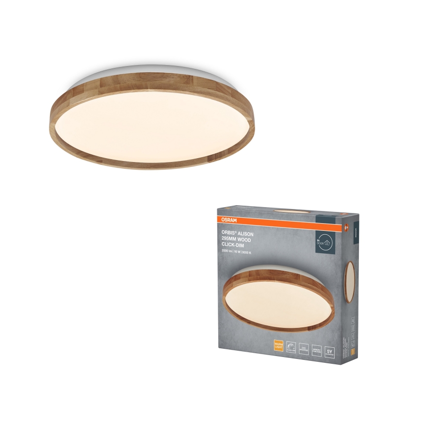 Osram - prigušivo LED stropno svjetlo ORBIS ALISON LED/16W/230V Ø 29,5 cm, bež