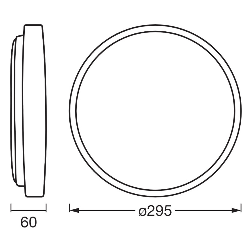 Osram - prigušivo LED stropno svjetlo ORBIS ALISON LED/16W/230V Ø 29,5 cm, bež