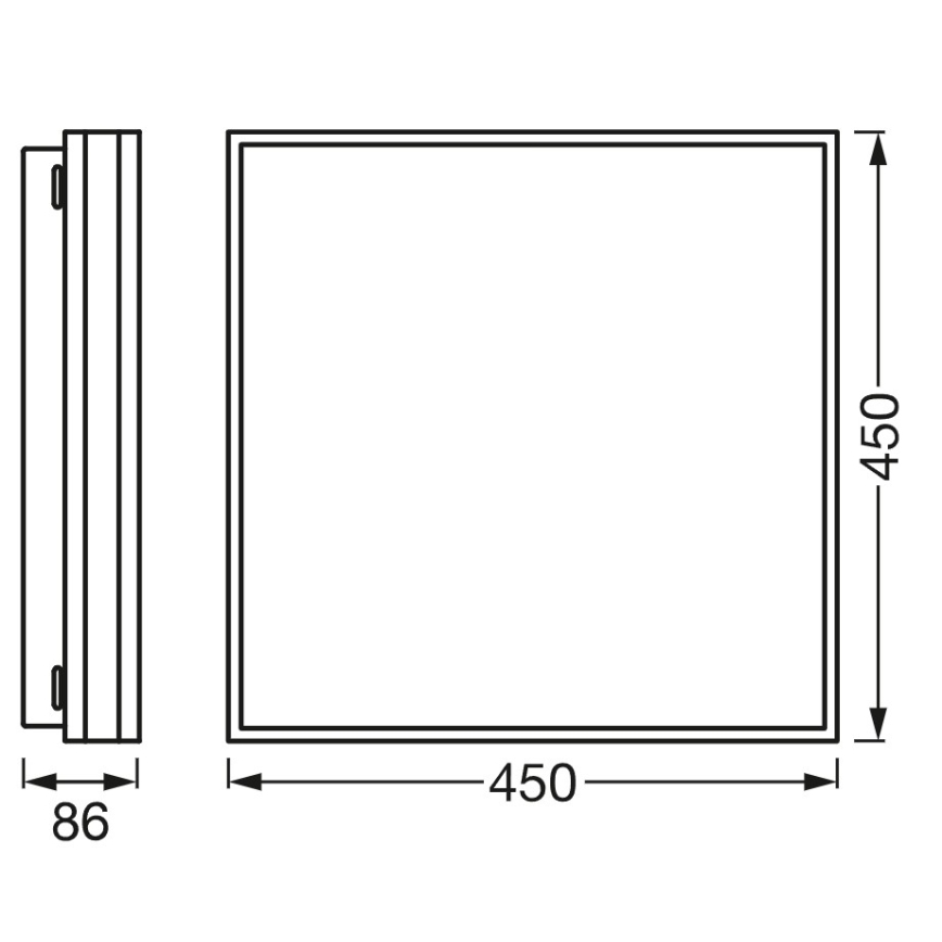 Osram - Prigušivo LED stropno svjetlo SMART+ MAGNET LED/42W/230V 45x45 cm 3000-6500K Wi-Fi