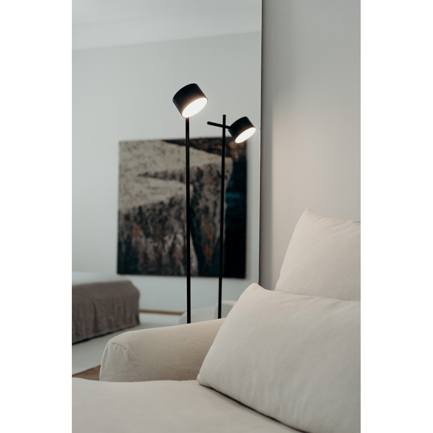 Osram - LED podna lampa s dodirom i prigušivanjem DECOR KYOTO LED/12W/230V CRI 90 crna