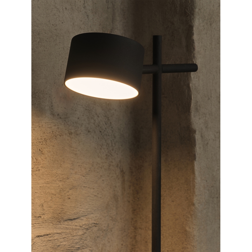 Osram - LED podna lampa s dodirom i prigušivanjem DECOR KYOTO LED/12W/230V CRI 90 crna