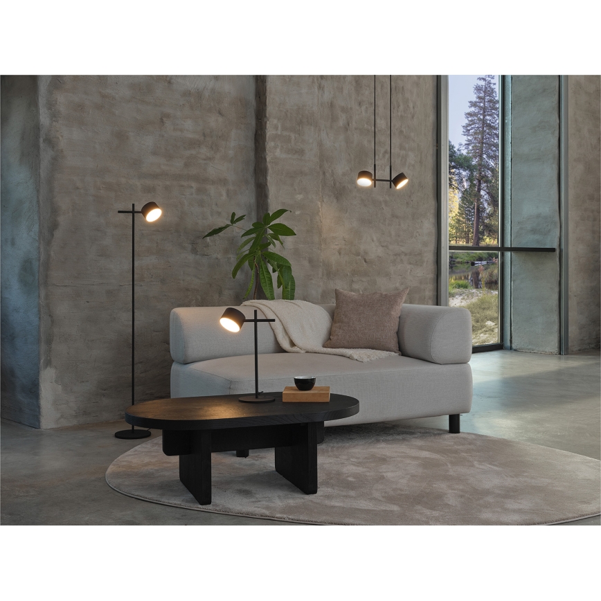 Osram - LED podna lampa s dodirom i prigušivanjem DECOR KYOTO LED/12W/230V CRI 90 crna