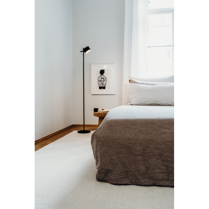 Osram - LED podna lampa s dodirom i prigušivanjem DECOR KYOTO LED/12W/230V CRI 90 crna