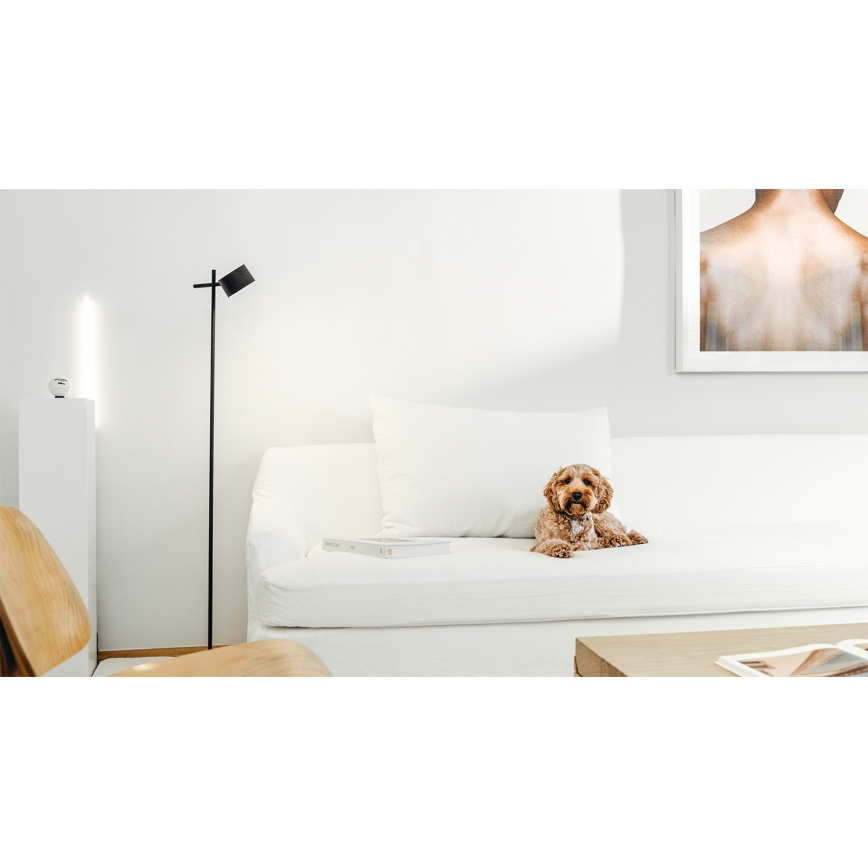 Osram - LED podna lampa s dodirom i prigušivanjem DECOR KYOTO LED/12W/230V CRI 90 crna