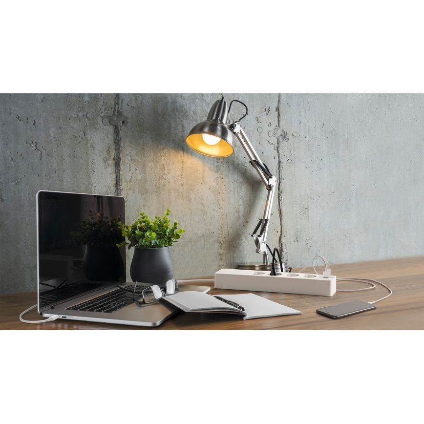 Osram - Produžni kabel SMART+ 4Z tip F + 2xUSB-A + 2xUSB-C Wi-Fi