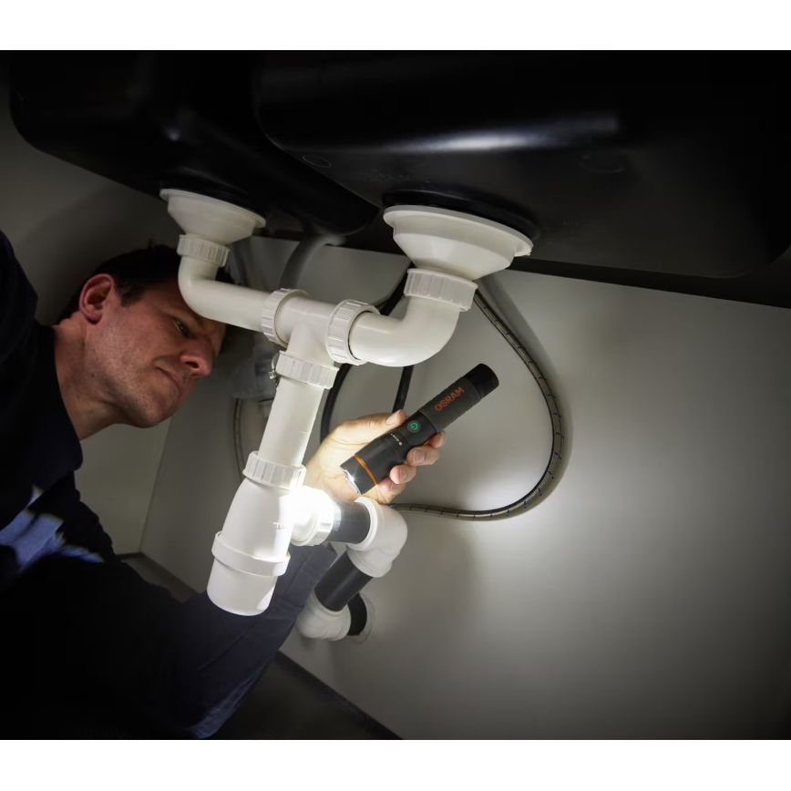 Osram - LED punjiva svjetiljka s prigušivanjem LEDINSPECT PRO TORCH 1200 LED/13W/3,6V 4000 mAh IP44