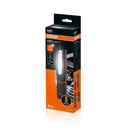 Osram - LED punjiva svjetiljka s regulacijom svjetline LEDINSPECT MAX500 LED/16W/3,7V IP65 4500 mAh
