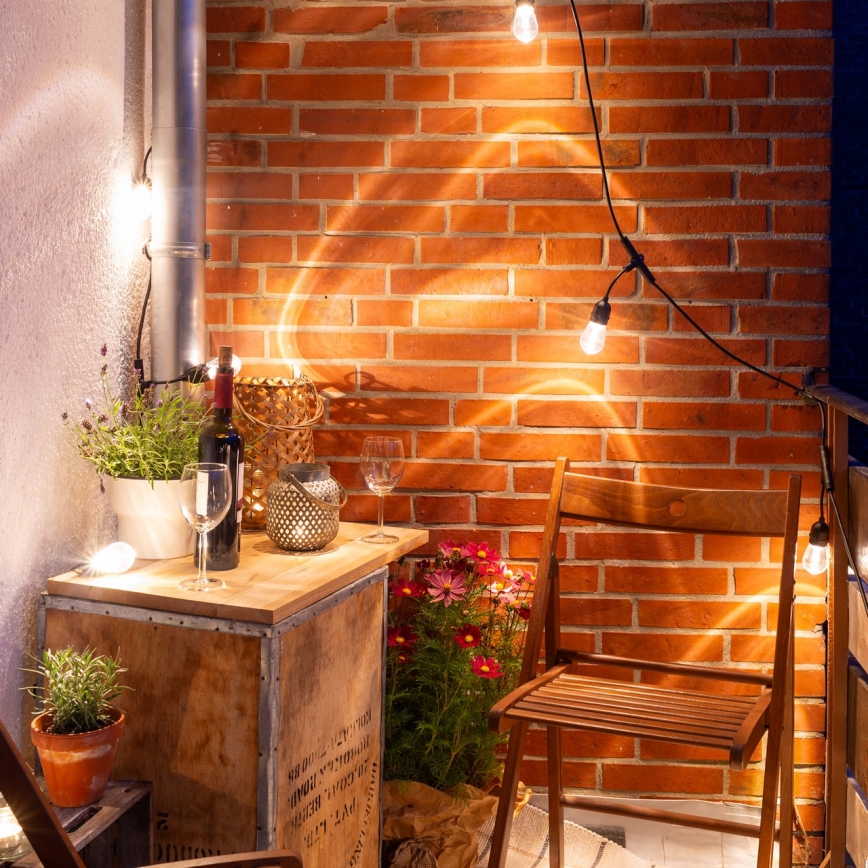 Osram - LED RGB s mogućnošću prigušivanja vanjski svjetlosni niz SMART+ STRING 12xLED/230V 7,47m IP44 Wi-Fi