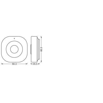 Osram - Senzor pokreta SMART+ 3,7V Wi-Fi 500 mAh