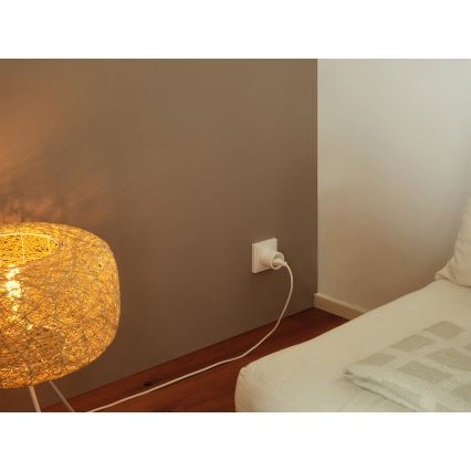 Osram - SET 2x pametne utičnice SMART+ MATTER SCHUKO 2300W/230V/10A Wi-Fi bijela