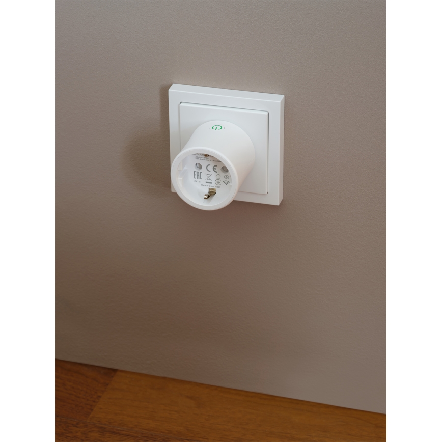 Osram - SET 2x pametne utičnice SMART+ MATTER SCHUKO 2300W/230V/10A Wi-Fi bijela
