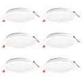 Osram - SET od 6 LED ugradnih stropnih svjetiljki ESSENTIAL LED/18W/230V 6500K Ø 22 cm bijela