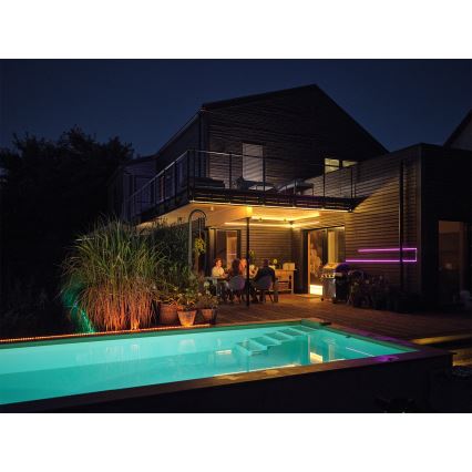 Osram - LED RGB+TW prigušiva vanjska LED traka SMART+ FLEX 3m LED/12,5W/230V 2700-6500K IP44 Wi-Fi