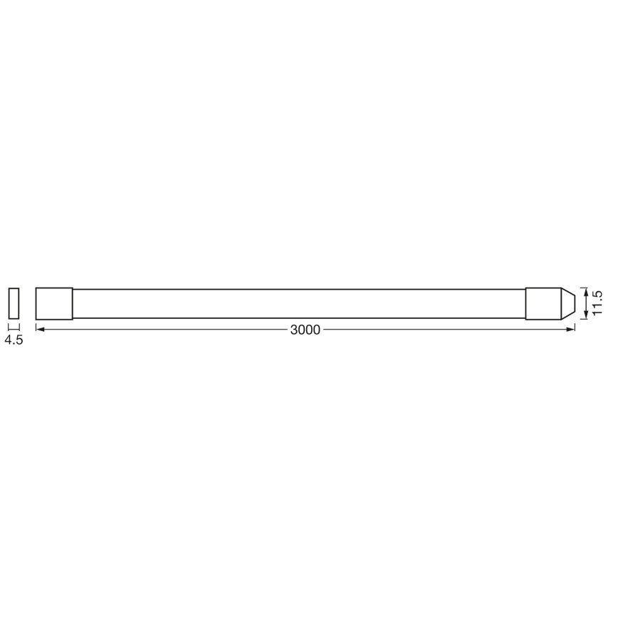 Osram - LED RGB+TW prigušiva vanjska LED traka SMART+ FLEX 3m LED/12,5W/230V 2700-6500K IP44 Wi-Fi