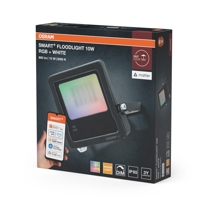 Osram - LED RGBW reflektor s prigušivanjem SMART+ FLOODLIGHT LED/10W/230V IP65 Wi-Fi