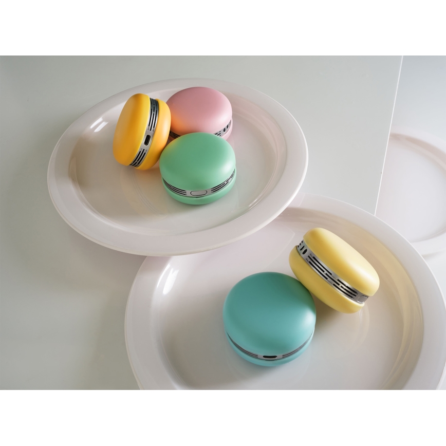 Osram - LED RGB zvučnik SMART+ MACARON s mogućnošću prigušenja LED/1,75W/3,7V 450 mAh narančasta