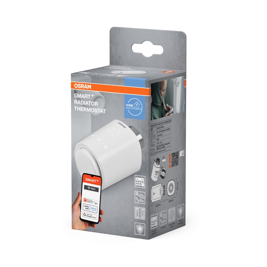 Osram - SMART+ termostatska glava, 3x AA, Wi-Fi