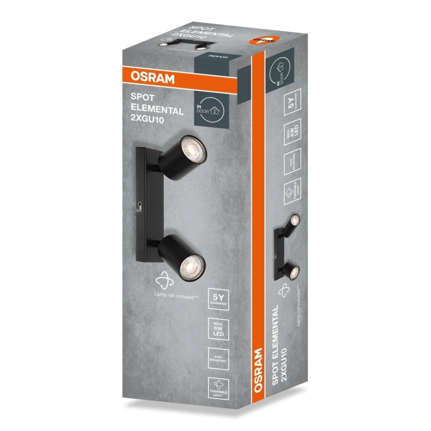 Osram - Spot svjetiljka ELEMENTAL 2xGU10/6W/230V