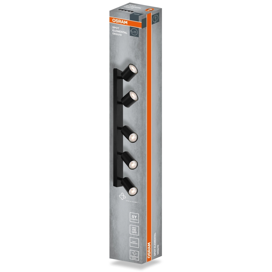 Osram - Spot svjetiljka ELEMENTAL 5xGU10/6W/230V