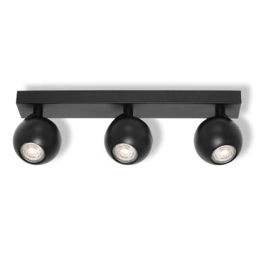 Osram - Spot svjetiljka SPOT SPHERAL 3xGU10/6W/230V crna