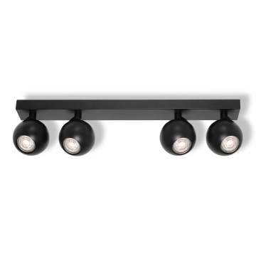 Osram - Spot svjetiljka SPOT SPHERAL 4xGU10/6W/230V crna