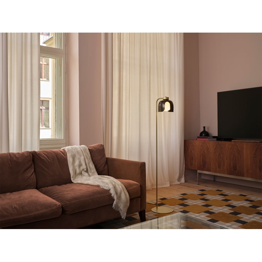 Osram - Stojeća lampa DECOR COROLLE 1xE27/15W/230V crna/zlatna