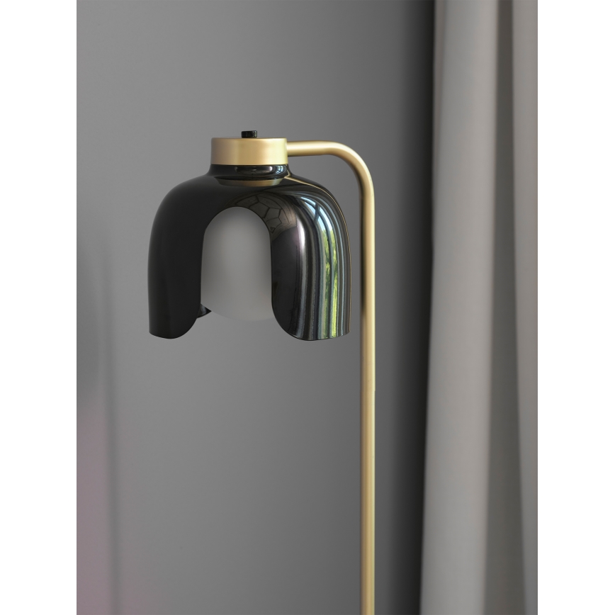 Osram - Stojeća lampa DECOR COROLLE 1xE27/15W/230V crna/zlatna