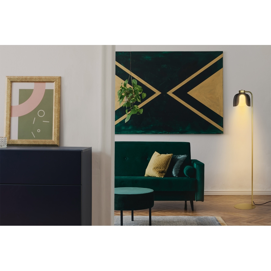 Osram - Stojeća lampa DECOR COROLLE 1xE27/15W/230V crna/zlatna