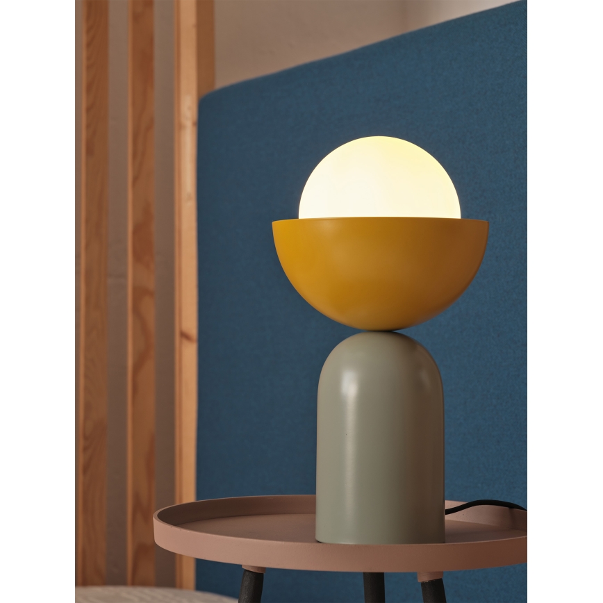 Osram - Stolna lampa DECOR BOWL 1xE14/25W/230V zelena/žuta