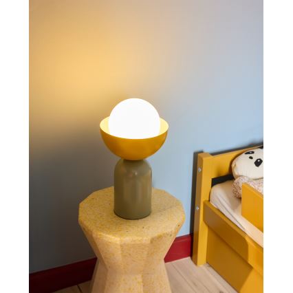 Osram - Stolna lampa DECOR BOWL 1xE14/25W/230V zelena/žuta