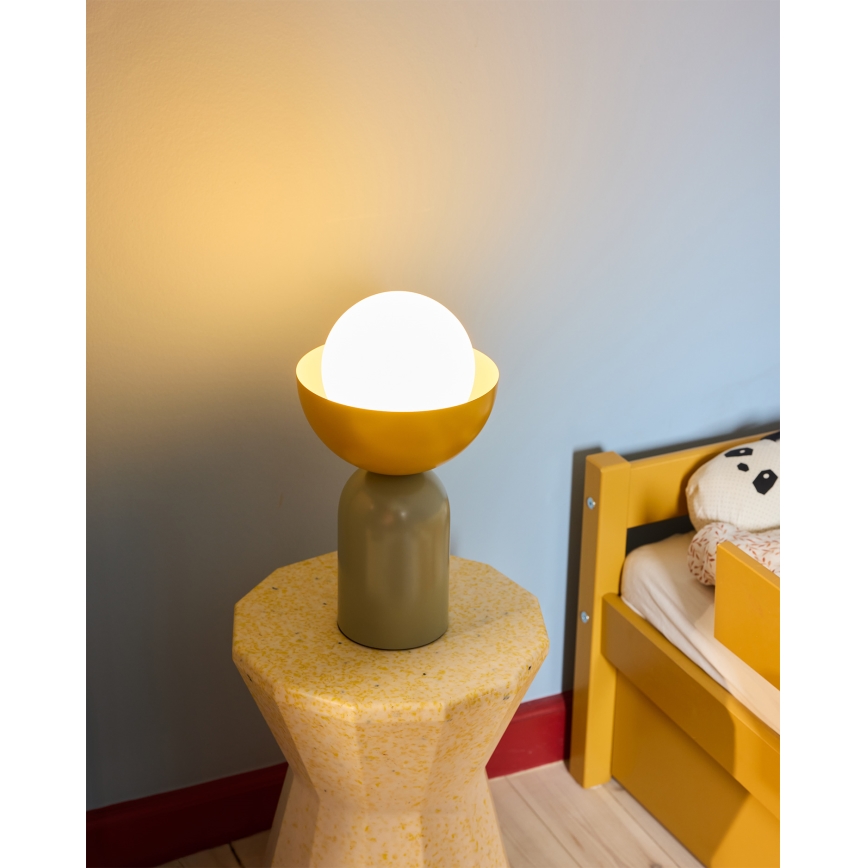 Osram - Stolna lampa DECOR BOWL 1xE14/25W/230V zelena/žuta