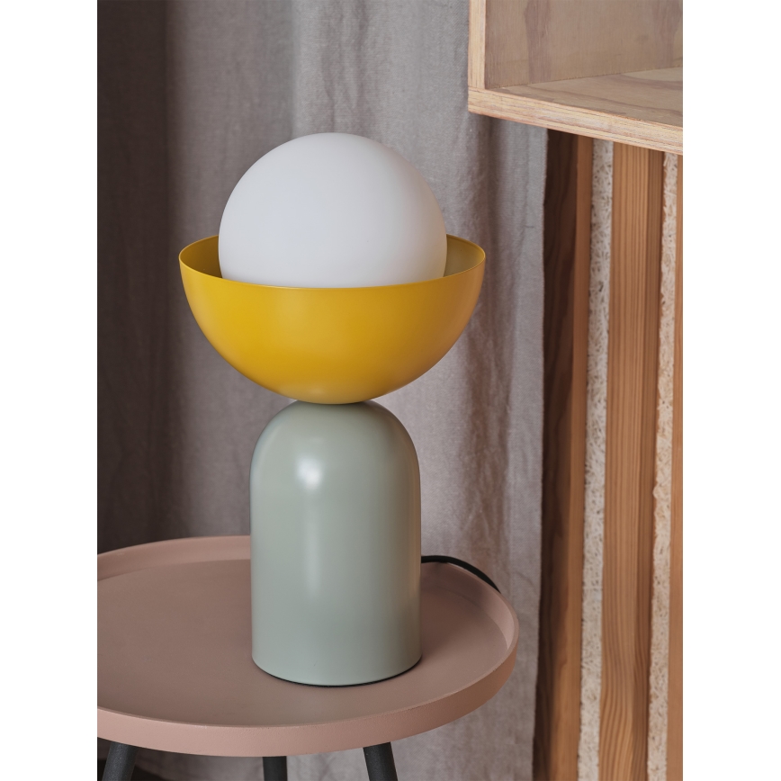 Osram - Stolna lampa DECOR BOWL 1xE14/25W/230V zelena/žuta