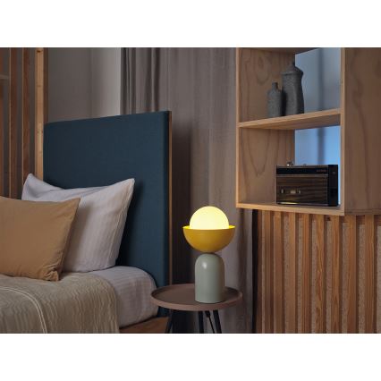 Osram - Stolna lampa DECOR BOWL 1xE14/25W/230V zelena/žuta