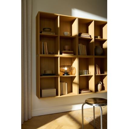 Osram - Stolna lampa DECOR SMOKE 1xE27/12W/230V crna/dimno-siva