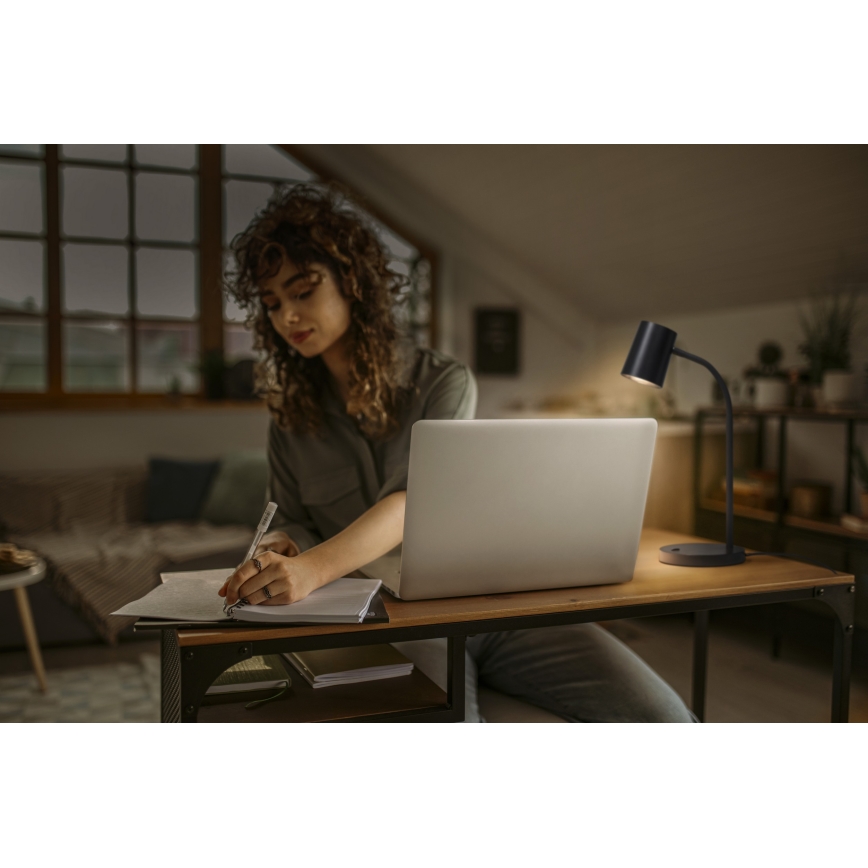 Osram - Stolna lampa DESK LINE 1xGU10/9W/230V crna