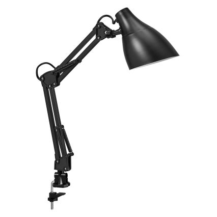 Osram - Stolna lampa sa stezaljkom DESK LINE 1xE27/11W/230V crna