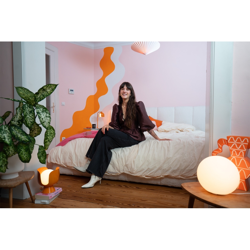 Osram - Stolna svjetiljka DECOR COROLLE 1xG9/20W/230V narančasta