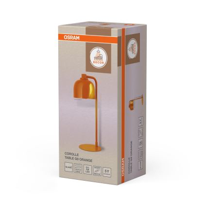 Osram - Stolna svjetiljka DECOR COROLLE 1xG9/20W/230V narančasta