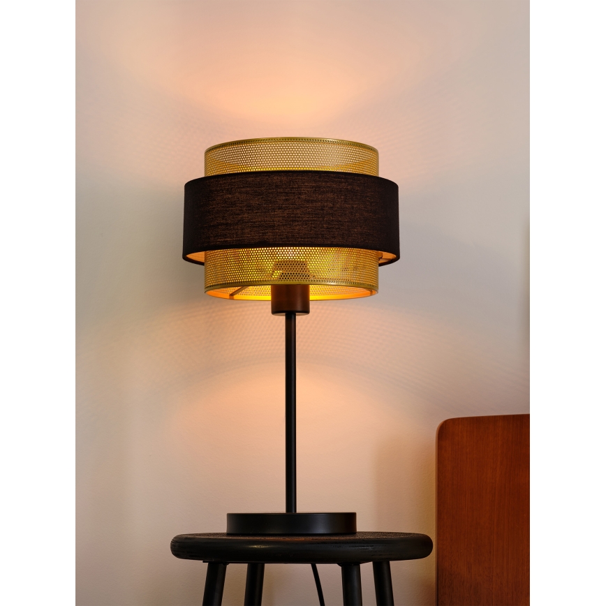 Osram - Stolna svjetiljka DECOR HORNET 1xE27/10W/230V crna/zlatna