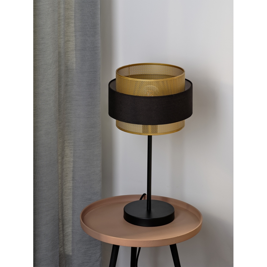 Osram - Stolna svjetiljka DECOR HORNET 1xE27/10W/230V crna/zlatna