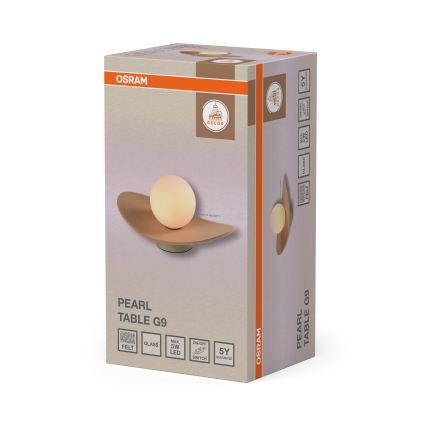 Osram - Stolna svjetiljka DECOR PEARL 1xG9/5W/230V bež