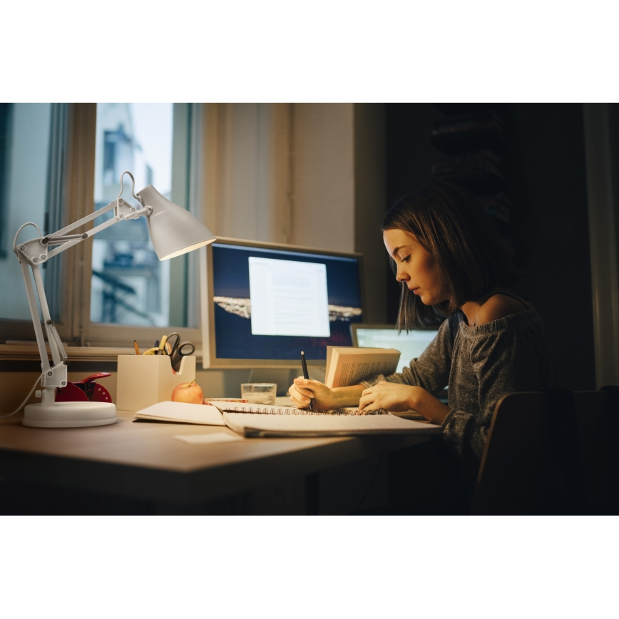 Osram - Stolna svjetiljka DESK LINE 1xE27/11W/230V bijela