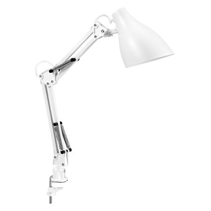 Osram - Stolna svjetiljka s kopčom DESK LINE 1xE27/11W/230V bijela